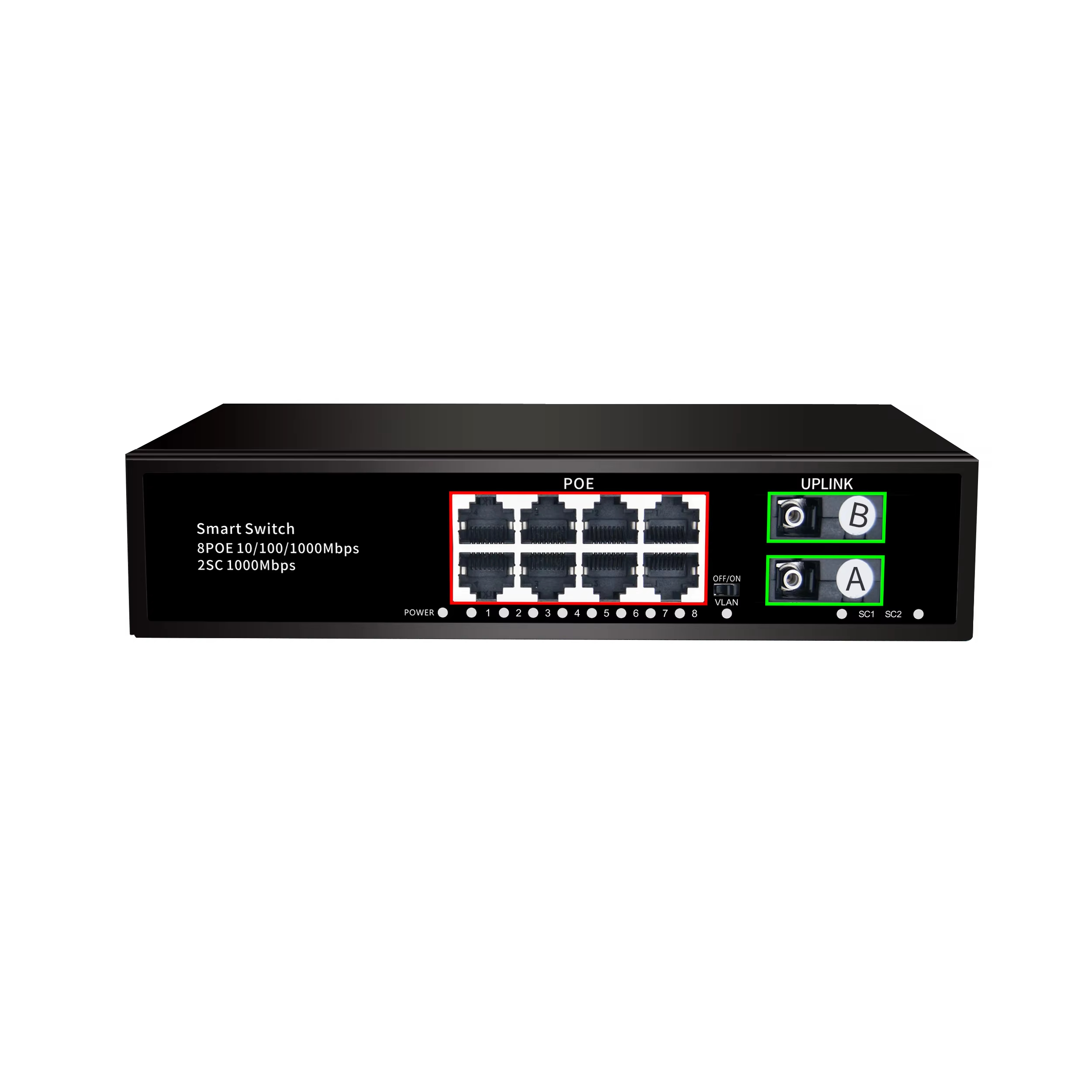 ODM & OEM Gigabit Ethernet 8 P - Ethernet Switch 8 Port ulasan dan harga